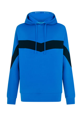 Got Your Back Hoody - Blue with Black Chevron